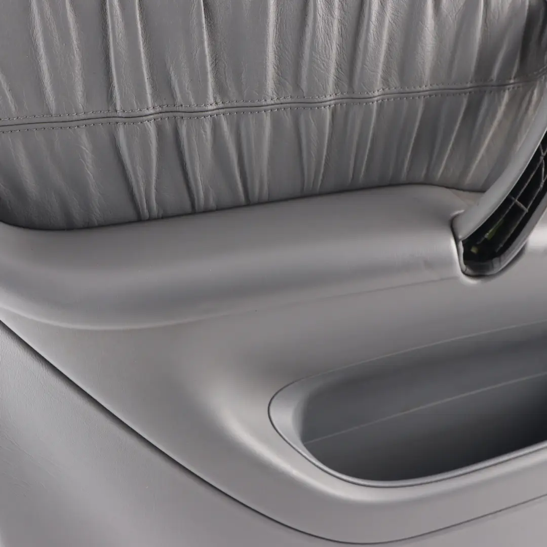 Door Card Front Left N/S Trim Panel Lining Grey Leather to Mercedes ML W163 with Part number A1637203570 Mercedes ML W163 Door Card Front Left N/S Trim Panel Lining Grey Leather - SKU A1637203570-1 - Part number A1637203570