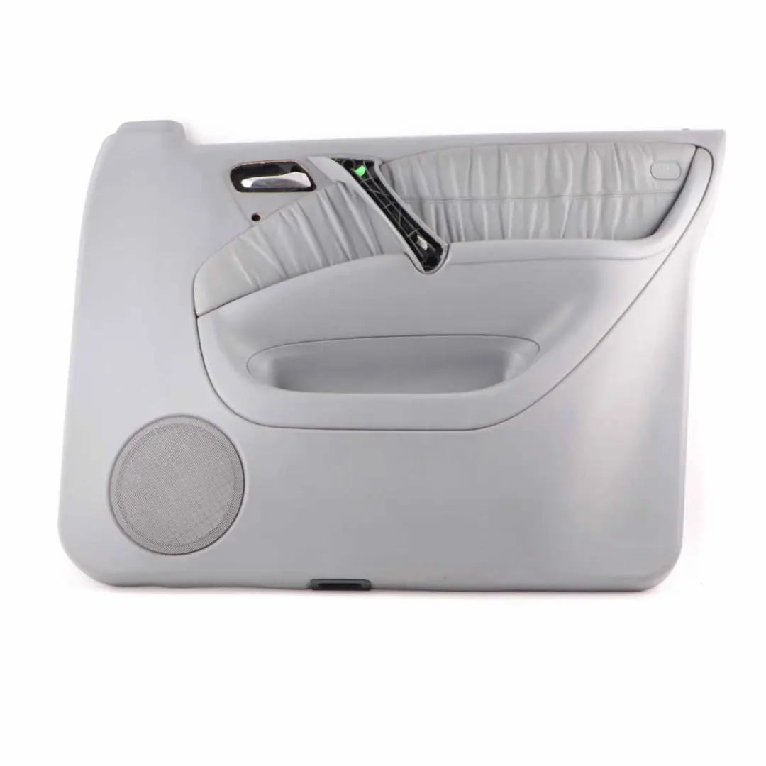 Door Card Front Right O/S Trim Panel Lining Grey Leather to Mercedes ML W163 with Part number A1637203670 Mercedes ML W163 Door Card Front Right O/S Trim Panel Lining Grey Leather - SKU A1637203670-1 - Part number A1637203670