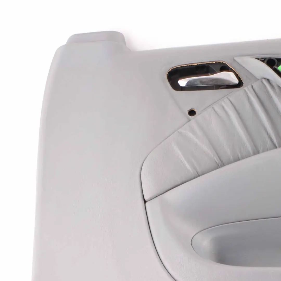 Door Card Front Right O/S Trim Panel Lining Grey Leather to Mercedes ML W163 with Part number A1637203670 Mercedes ML W163 Door Card Front Right O/S Trim Panel Lining Grey Leather - SKU A1637203670-1 - Part number A1637203670