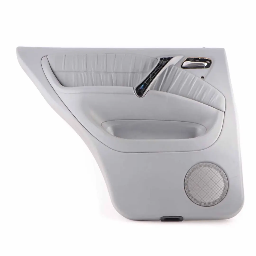 Door Card Rear Left N/S Trim Panel Cover Lining Grey Leather to Mercedes ML W163 with Part number A1637301970 Mercedes ML W163 Door Card Rear Left N/S Trim Panel Cover Lining Grey Leather - SKU A1637301970-1 - Part number A1637301970