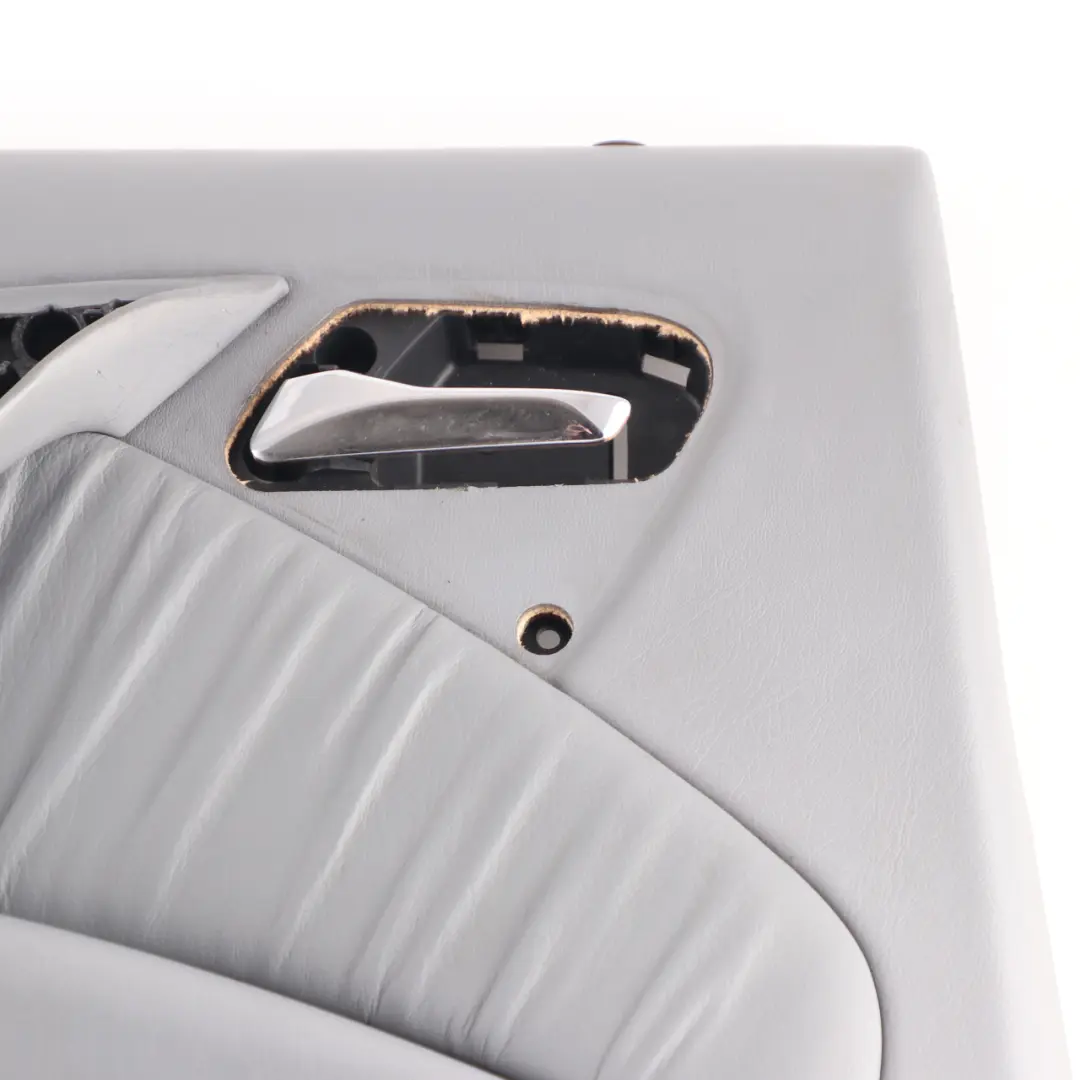 Door Card Rear Left N/S Trim Panel Cover Lining Grey Leather to Mercedes ML W163 with Part number A1637301970 Mercedes ML W163 Door Card Rear Left N/S Trim Panel Cover Lining Grey Leather - SKU A1637301970-1 - Part number A1637301970