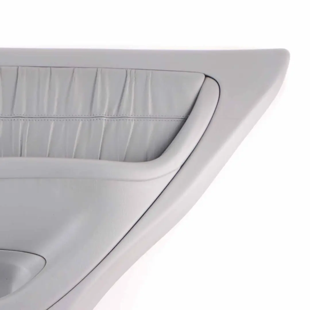 Door Card Rear Right O/S Trim Panel Cover Lining Grey Leather to Mercedes ML W163 with Part number A1637302070 Mercedes ML W163 Door Card Rear Right O/S Trim Panel Cover Lining Grey Leather - SKU A1637302070-1 - Part number A1637302070