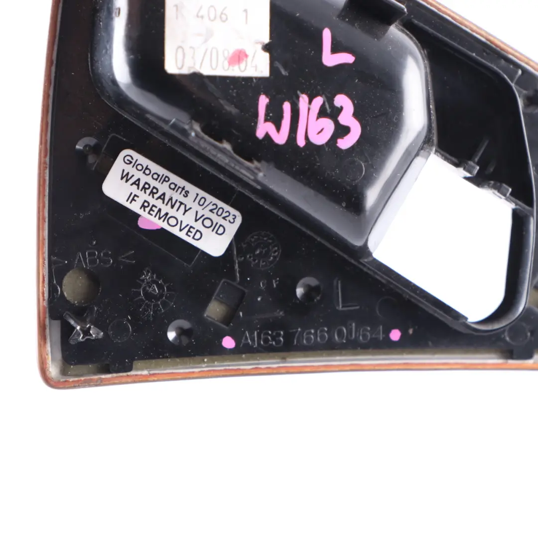 Door Handle Cover Trim Front Rear Left N/S Wood A1637660164 to Mercedes ML W163 with Part number A1637660168 Mercedes ML W163 Door Handle Cover Trim Front Rear Left N/S Wood A1637660164 - SKU A1637660168-1 - Part number A1637660168