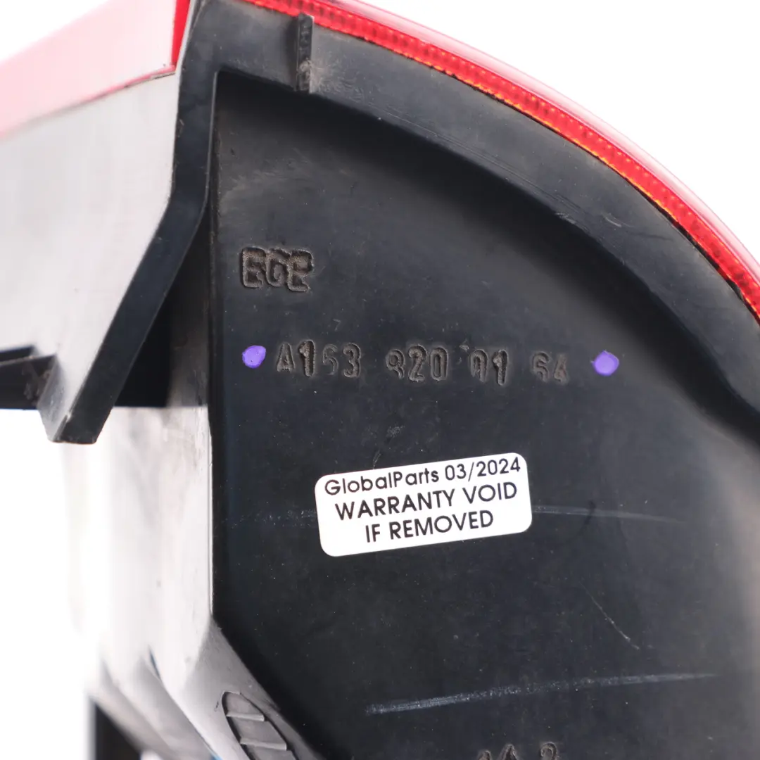 Lamp Light Left N/S Side Panel Tail Light to Mercedes ML W163 Rear with Part number A1638200164 Mercedes ML W163 Rear Lamp Light Left N/S Side Panel Tail Light - SKU A1638200164 - Part number A1638200164