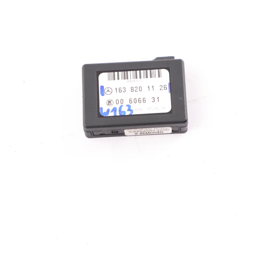 Module Commande Capteur Pluie Lumière Pare-Brise pour Mercedes ML W163 à propos du numéro de pièce A1638201126 Mercedes ML W163 Module Commande Capteur Pluie Lumière Pare-Brise - SKU A1638201126 - Numéro de pièce A1638201126