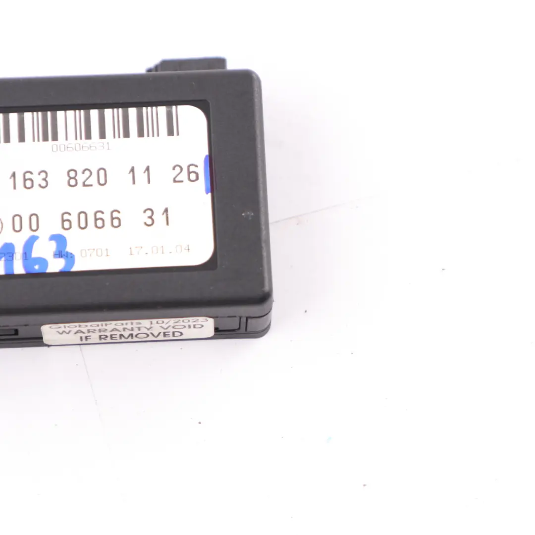 Mercedes ML W163 Czujnik Sensor Moduł Deszczu Światła - SKU A1638201126 - Numer Części A1638201126