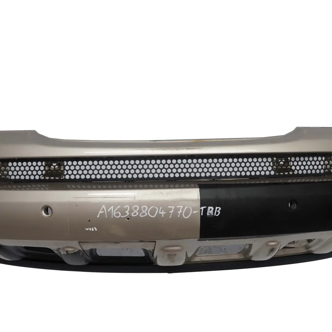 Mercedes-Benz M-Class W163 Front Bumper Trim Panel Travertine Beige - 693 to with Part number A1638804770 Mercedes-Benz M-Class W163 Front Bumper Trim Panel Travertine Beige - 693 - SKU A1638804770-TRB - Part number A1638804770