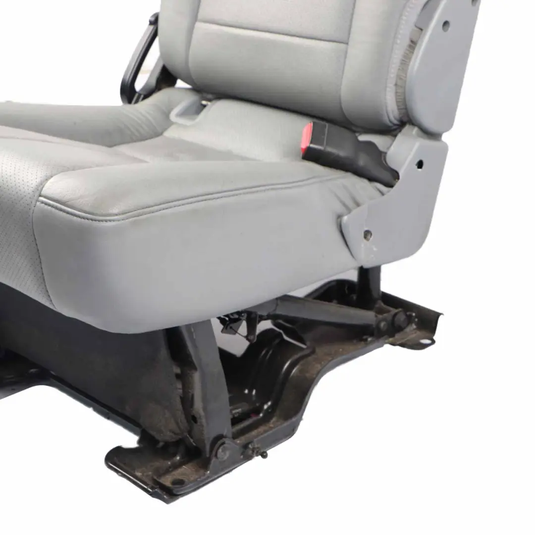 Grey Leather Bench Backrest Right O/S to Rear Seat Mercedes ML W163 with Part number A1639201847 Rear Seat Mercedes ML W163 Grey Leather Bench Backrest Right O/S - SKU A1639201847 - Part number A1639201847