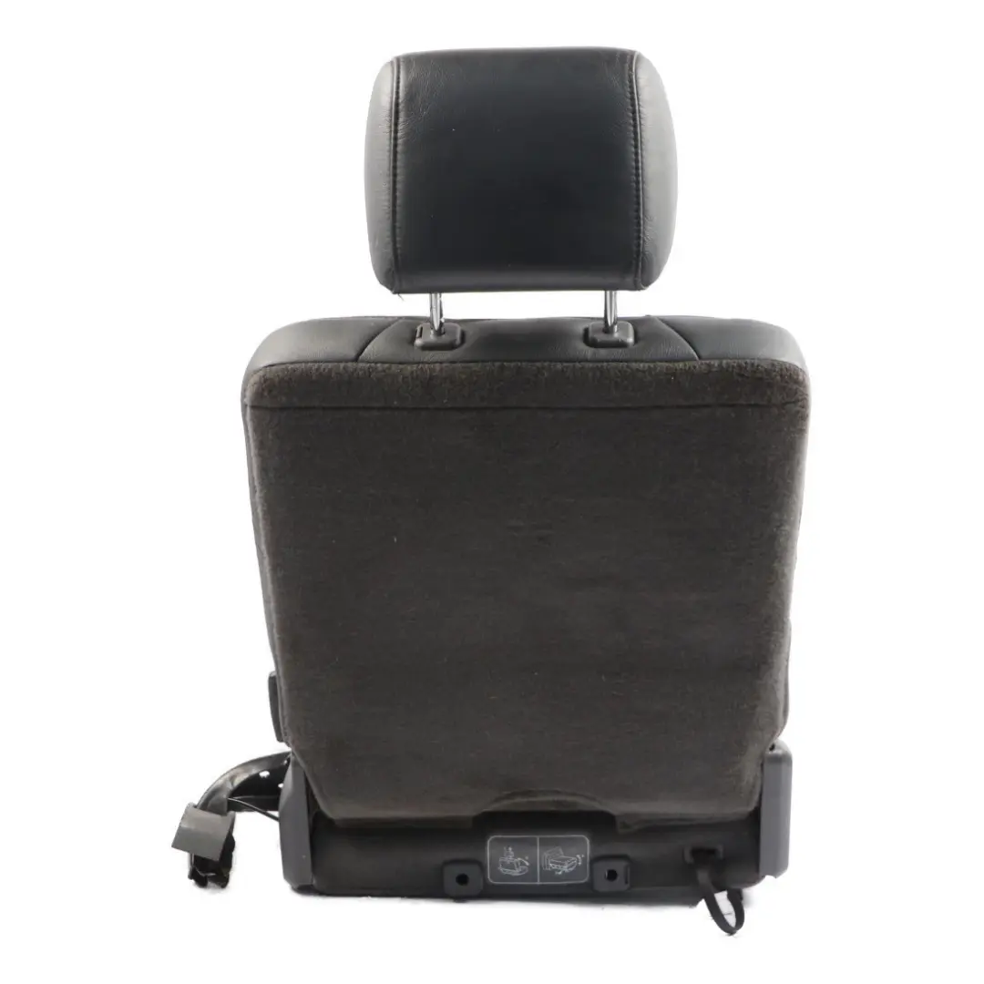 Left N/S 3RD Third Row Black Leather to Mercedes ML W163 Rear Seat with Part number A1639300787 Mercedes ML W163 Rear Seat Left N/S 3RD Third Row Black Leather - SKU A1639300787-1 - Part number A1639300787