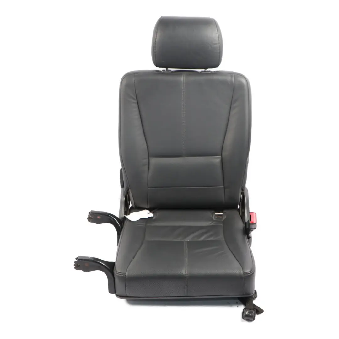 Right O/S 3RD Third Row Black Leather to Mercedes ML W163 Rear Seat with Part number A1639300887 Mercedes ML W163 Rear Seat Right O/S 3RD Third Row Black Leather - SKU A1639300887-1 - Part number A1639300887