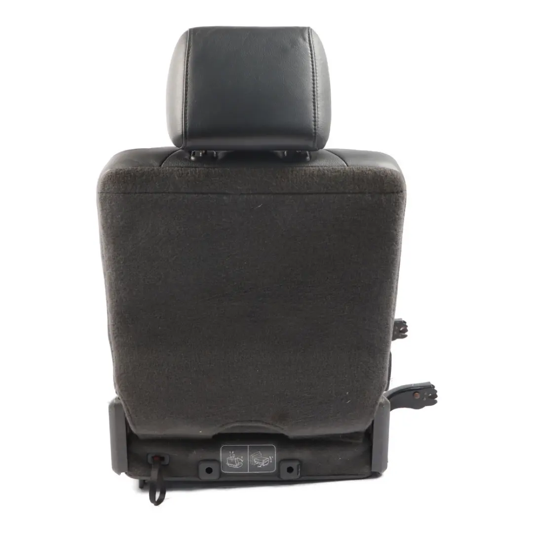 Right O/S 3RD Third Row Black Leather to Mercedes ML W163 Rear Seat with Part number A1639300887 Mercedes ML W163 Rear Seat Right O/S 3RD Third Row Black Leather - SKU A1639300887-1 - Part number A1639300887