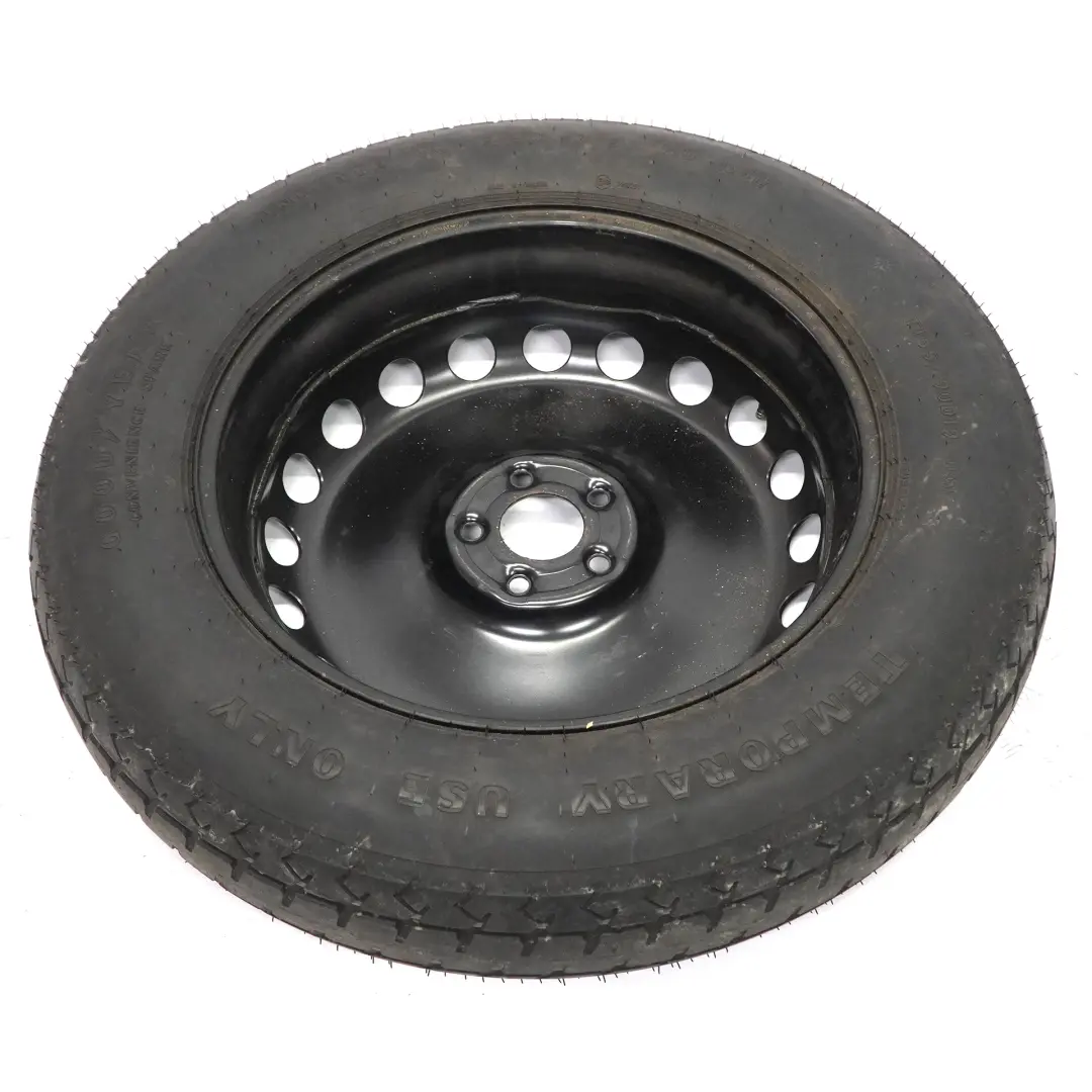 Ruota scorta acciaio 4,5J ET:40 Pneumatico R19 165/90 per Mercedes W164 con numero di parte A1644000102 Mercedes W164 Ruota scorta acciaio 4,5J ET:40 Pneumatico R19 165/90 - SKU a1644000102 - Numero di parte A1644000102