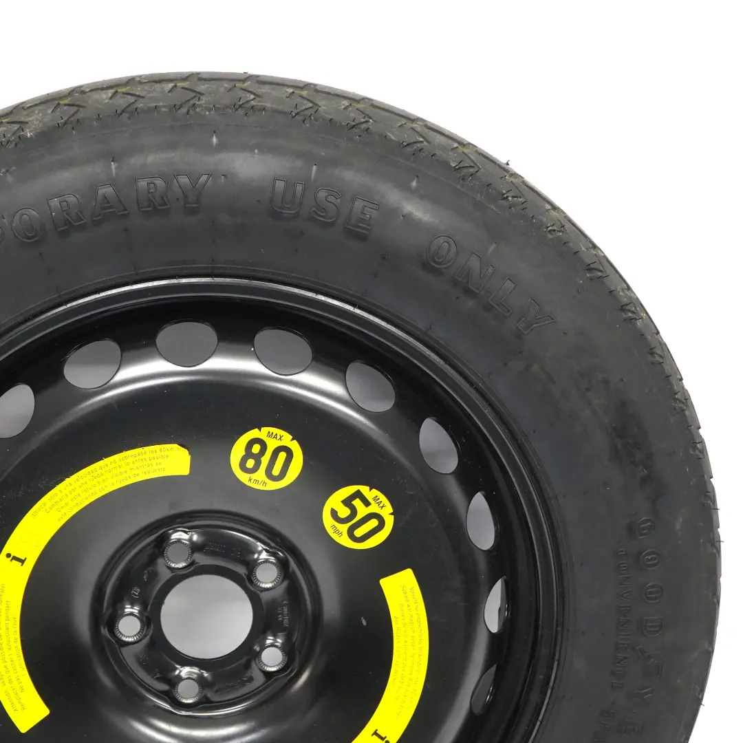 Ruota scorta acciaio 4,5J ET:40 Pneumatico R19 165/90 per Mercedes W164 con numero di parte A1644000102 Mercedes W164 Ruota scorta acciaio 4,5J ET:40 Pneumatico R19 165/90 - SKU a1644000102 - Numero di parte A1644000102