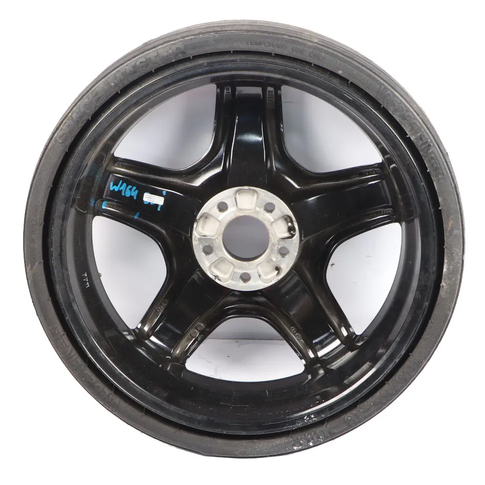 Spare Wheel Steel 19" 5.5J ET:13 Tyre R19 185/65 A1644012702 to Mercedes W164 AMG with Part number A1644008200 Mercedes W164 AMG Spare Wheel Steel 19" 5.5J ET:13 Tyre R19 185/65 A1644012702 - SKU A1644008200 - Part number A1644008200
