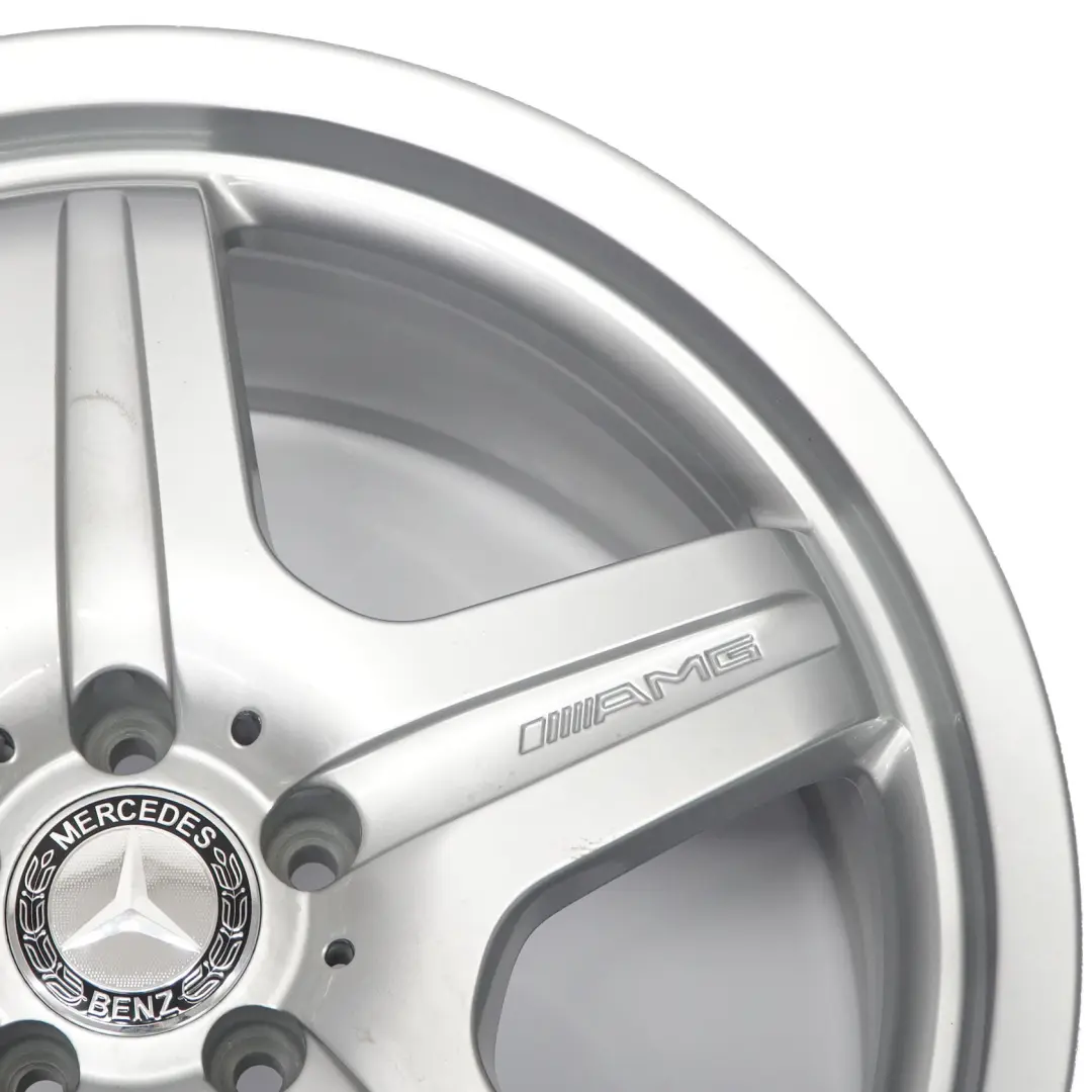  Jante Mercedes W164 AMG en alliage argenté 5 branches 20" 10J ET:46 - SKU A1644012002-4 - Numéro de pièce A1644012002