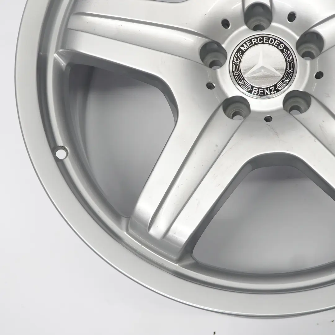 Rim Mercedes W164 AMG Silver Alloy 5 Spoke 20" 10J ET:46 to Wheel with Part number A1644012002 Wheel Rim Mercedes W164 AMG Silver Alloy 5 Spoke 20" 10J ET:46 - SKU A1644012002-4 - Part number A1644012002