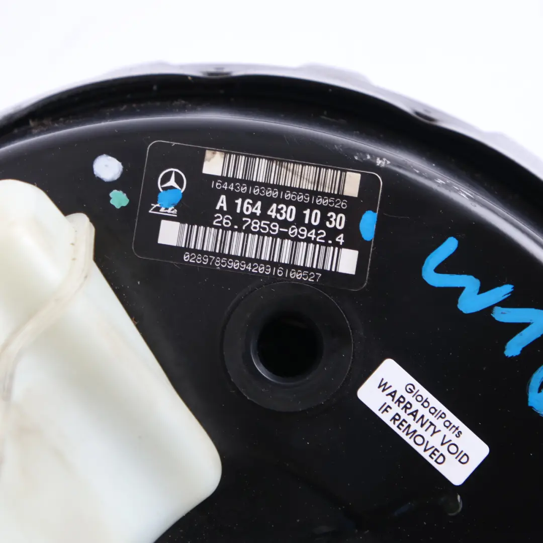 Mercedes W164 Servofreno Cilindro Maestro Booster A1644301030 - SKU A1644310427 - Numero di parte A1644310427