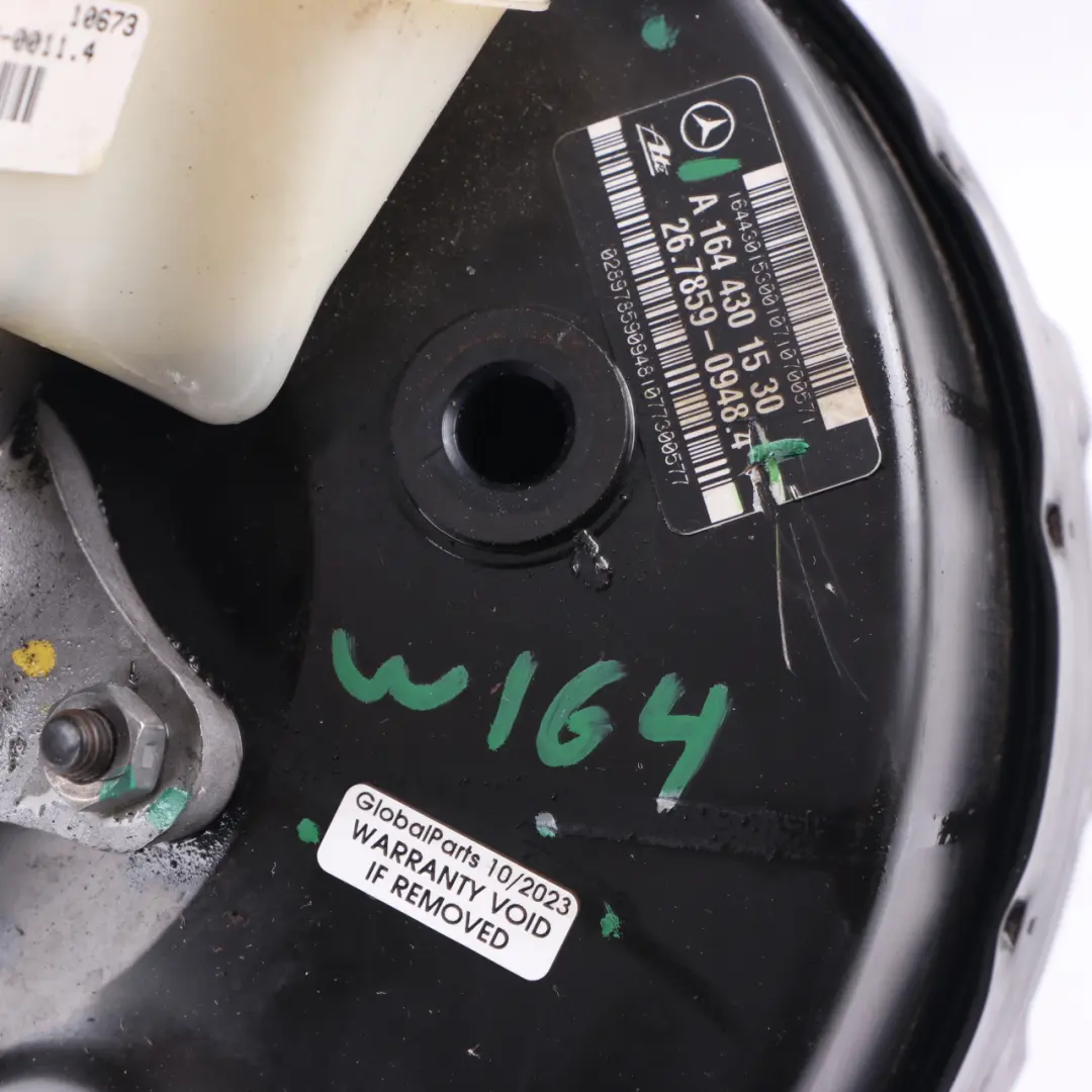 Mercedes ML W164 Brake Servo Brake Master Cylinder Booster Unit A1644301530 - SKU A1644310627 - Part number A1644310627