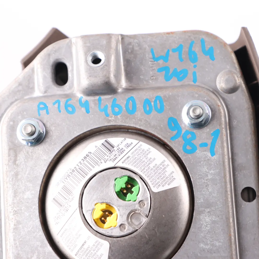 Steering Wheel Driver Side Air Module Brown to Mercedes ML W164 with Part number A1644600098 Mercedes ML W164 Steering Wheel Driver Side Air Module Brown - SKU A1644600098-1 - Part number A1644600098