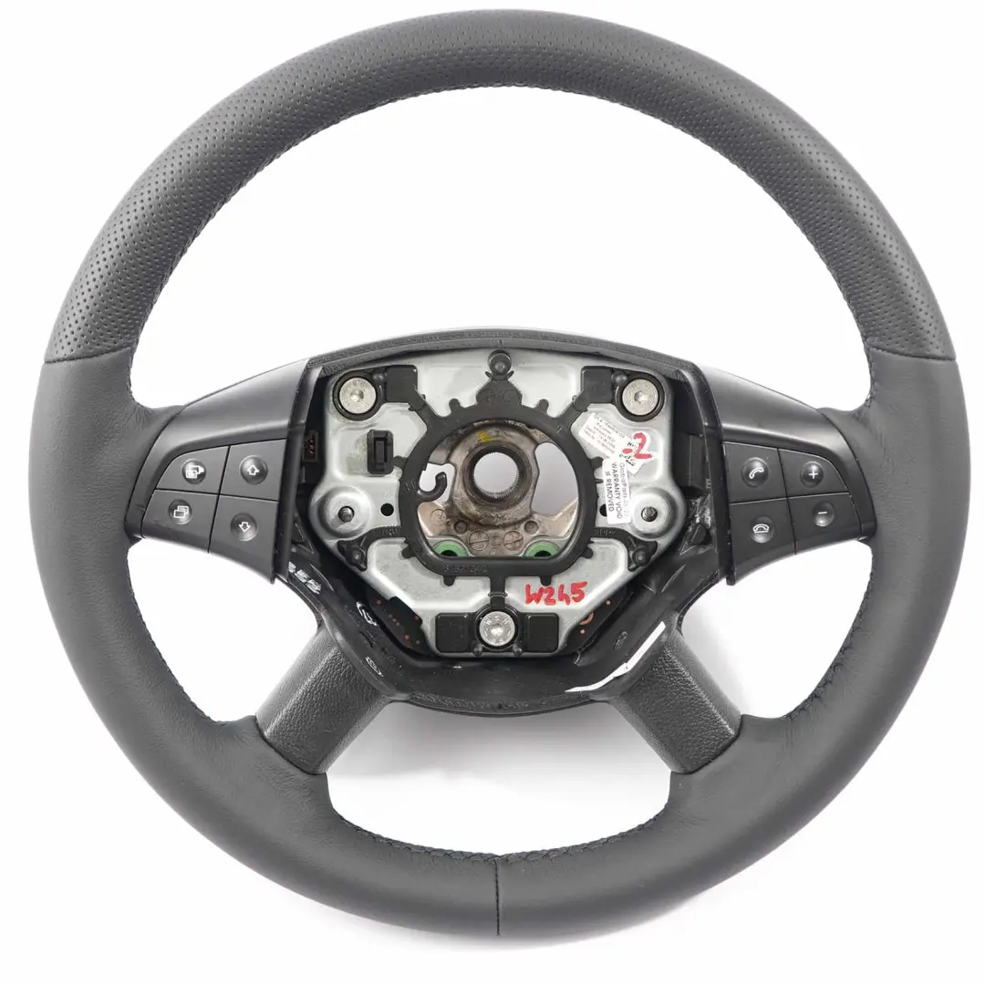 Mercedes W245 NUOVO Pelle Nera Volante Interruttore Multifunzione - SKU A1644604103-2 - Numero di parte A1644604103