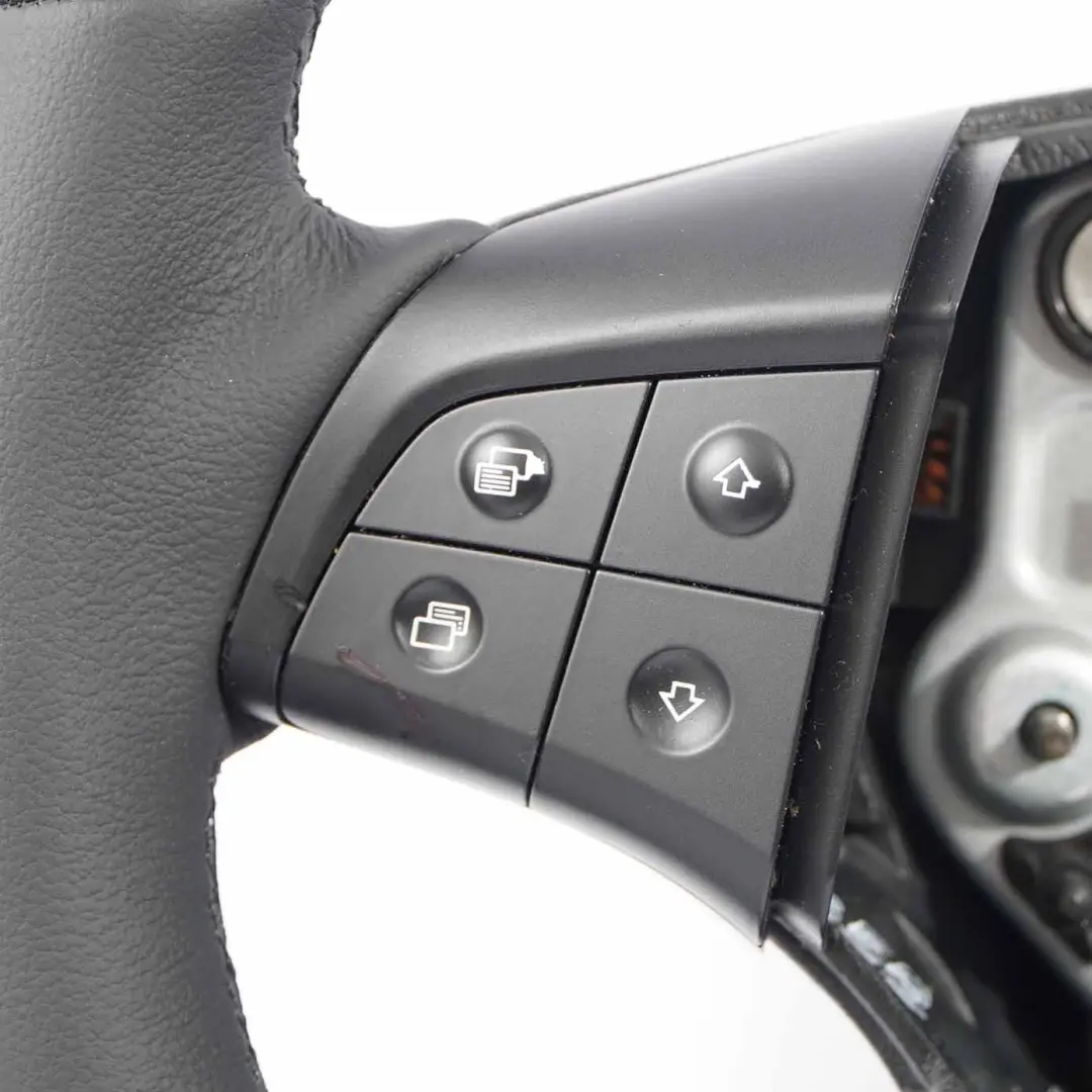Mercedes W245 NEU Schwarz Leder Lederlenkrad Leder Lenkrad Multifunktion - SKU A1644604103-2 - Teilenummer A1644604103