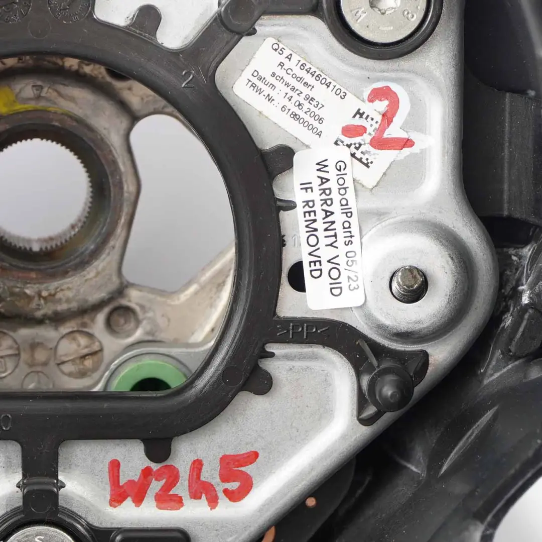 NUEVO Cuero Negro Volante Interruptor Multifunción para Mercedes W245 con número de pieza A1644604103 Mercedes W245 NUEVO Cuero Negro Volante Interruptor Multifunción - SKU A1644604103-2 - Número de pieza A1644604103