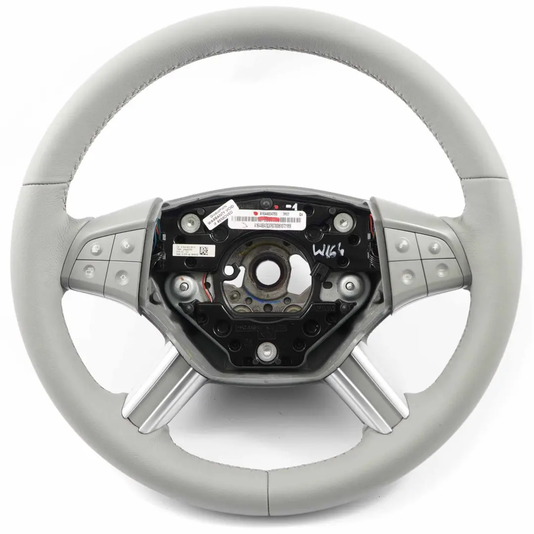 NEU Grau Leder Lenkrad Lederlenkrad Multifunktion für Mercedes ML W164 mit Teilenummer A1644604703 Mercedes ML W164 NEU Grau Leder Lenkrad Lederlenkrad Multifunktion - SKU A1644604703-1 - Teilenummer A1644604703