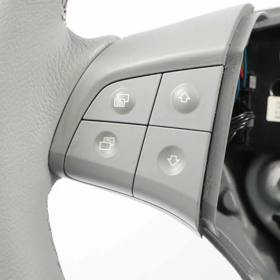 Grey Leather Steering Wheel Multifunction to Mercedes ML W164 NEW with Part number A1644604703 Mercedes ML W164 NEW Grey Leather Steering Wheel Multifunction - SKU A1644604703-1 - Part number A1644604703