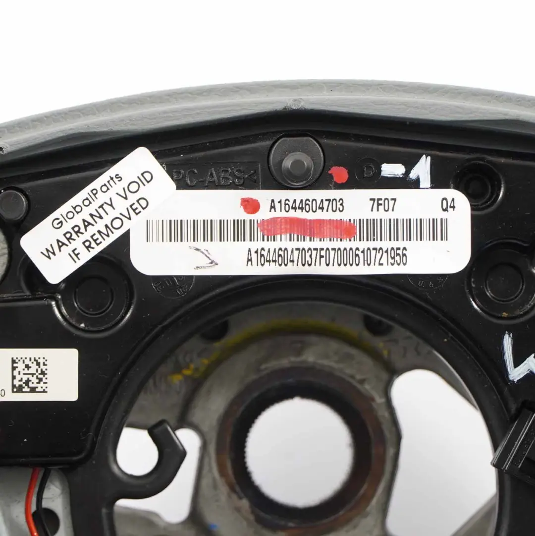 Mercedes ML W164 NEU Grau Leder Lenkrad Lederlenkrad Multifunktion - SKU A1644604703-1 - Teilenummer A1644604703