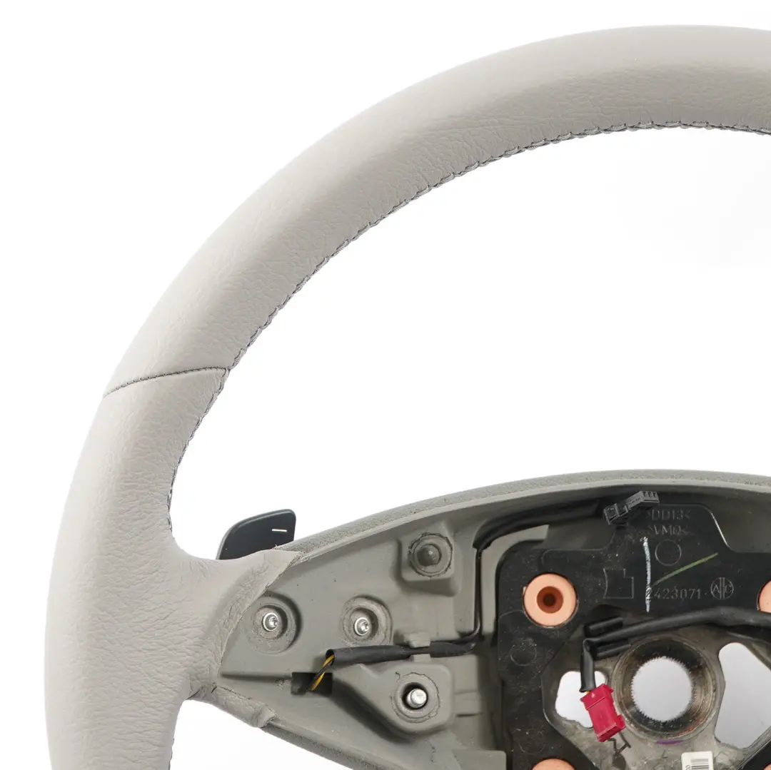 Mercedes ML W164 NEW Grey Leather Steering Wheel Paddle Shift - SKU A1644605803-1 - Part number A1644605803