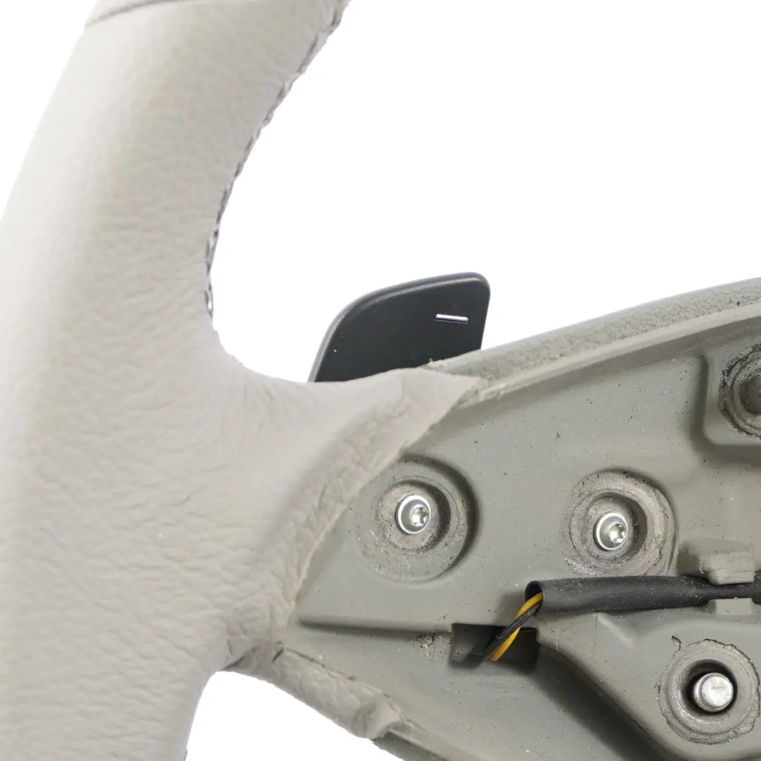 Mercedes ML W164 NEW Grey Leather Steering Wheel Paddle Shift - SKU A1644605803-1 - Part number A1644605803
