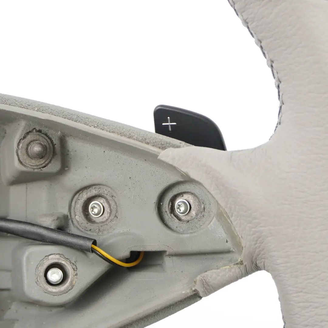 Mercedes ML W164 NEW Grey Leather Steering Wheel Paddle Shift - SKU A1644605803-1 - Part number A1644605803