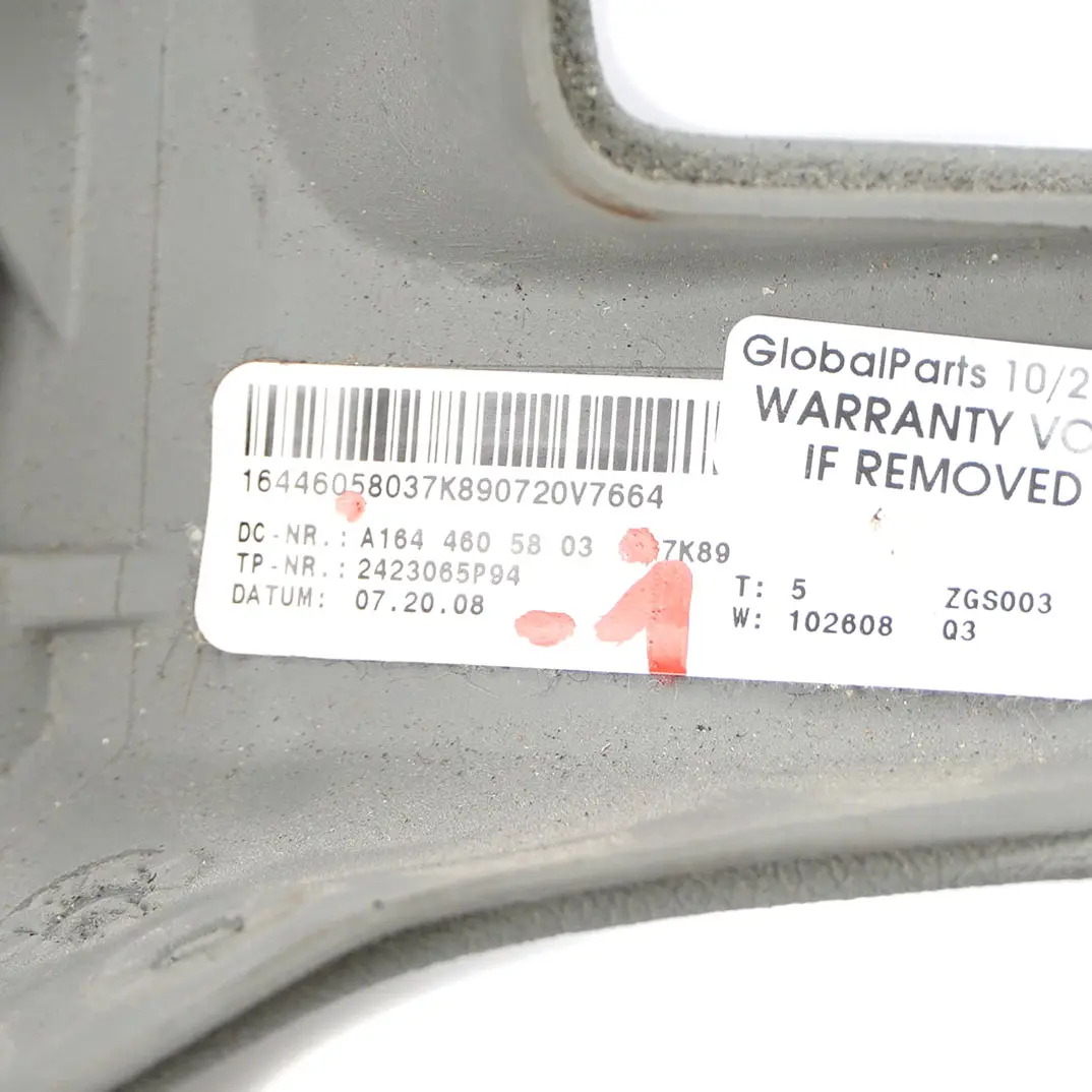Mercedes ML W164 NEW Grey Leather Steering Wheel Paddle Shift - SKU A1644605803-1 - Part number A1644605803