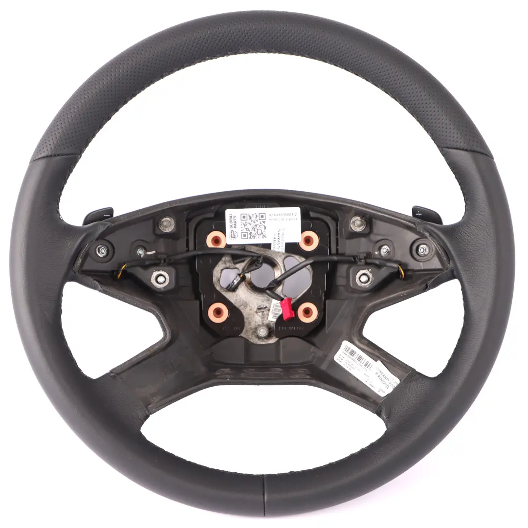 Lenkrad NEU Schwarz Leder Schal twippen für Mercedes ML W164 mit Teilenummer A1644605803 Mercedes ML W164 Lenkrad NEU Schwarz Leder Schal twippen - SKU A1644605803-2 - Teilenummer A1644605803
