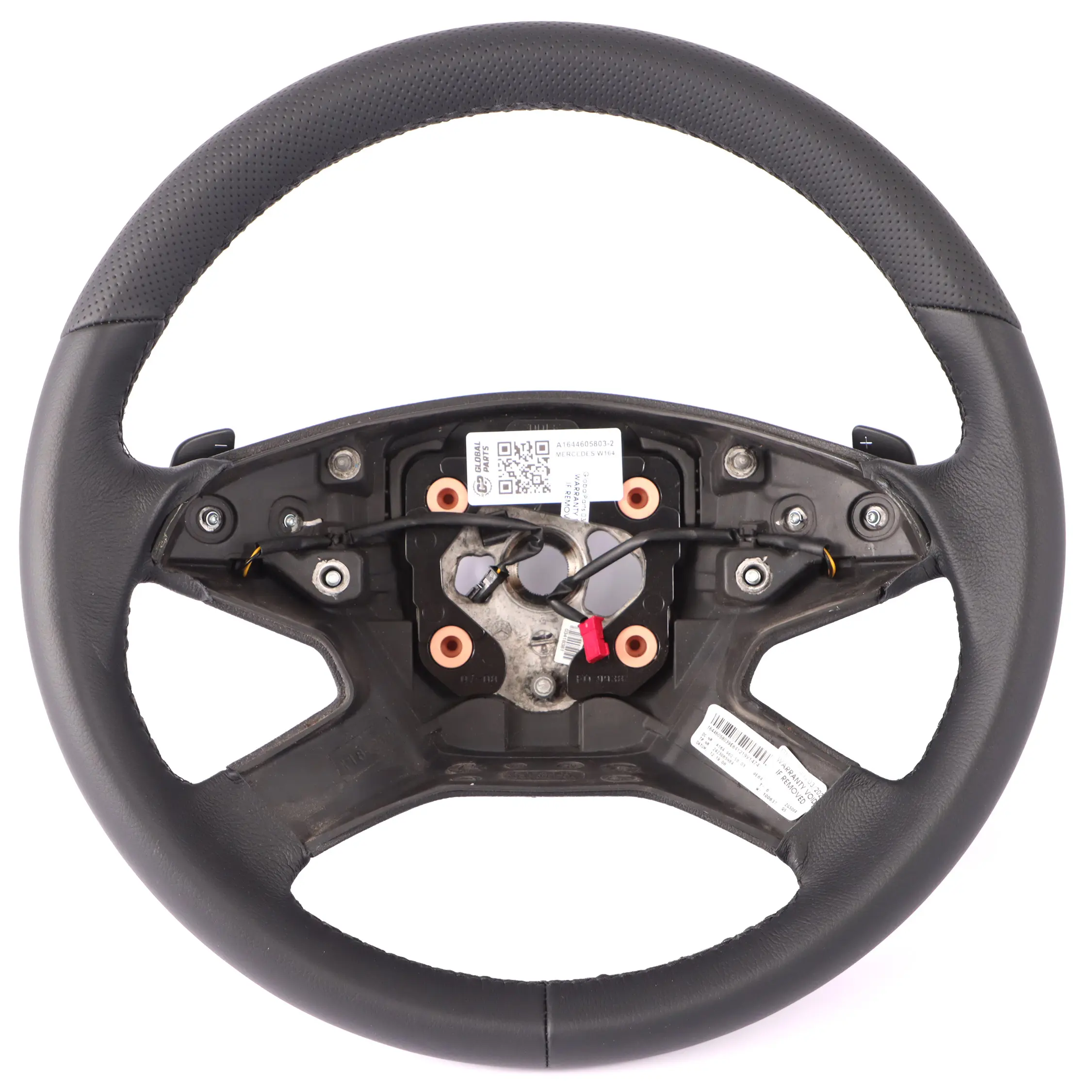 Mercedes ML W164 Volante NUOVO in pelle nera Cambio al volante A1644605803