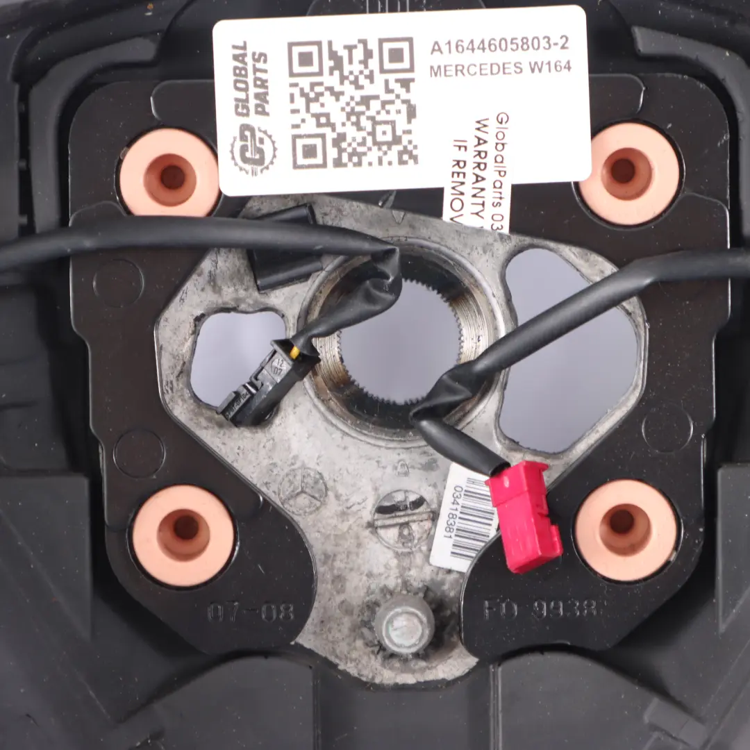 Lenkrad NEU Schwarz Leder Schal twippen für Mercedes ML W164 mit Teilenummer A1644605803 Mercedes ML W164 Lenkrad NEU Schwarz Leder Schal twippen - SKU A1644605803-2 - Teilenummer A1644605803