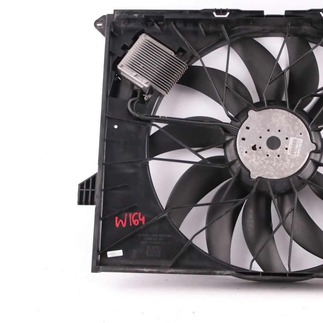 Mercedes W164 W251 Radiator Engine Cooling Fan Shroud Motor 850W - SKU A1645000093 - Part number A1645000093