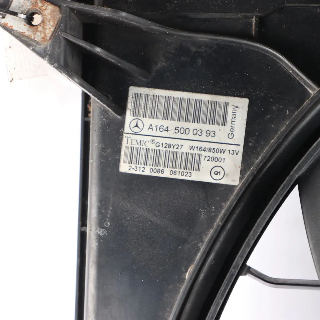 Mercedes ML W164 W251 Cooling Radiator Fan 850W Diesel Engine - SKU A1645000393 - Part number A1645000393