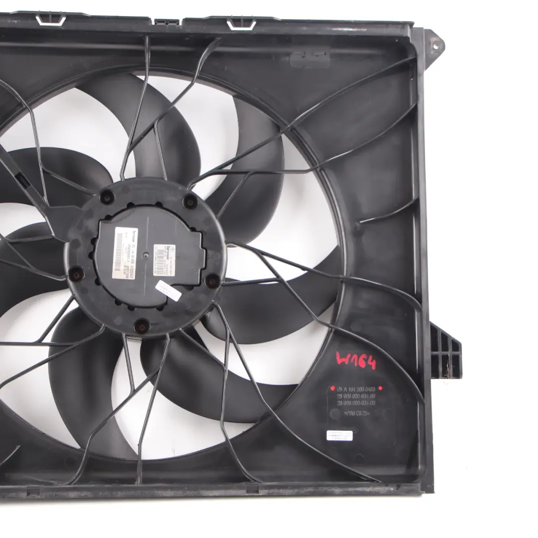 Mercedes W164 Radiateur refroidissement moteur essence Ventilateur - SKU A1645000493 - Numéro de pièce A1645000493