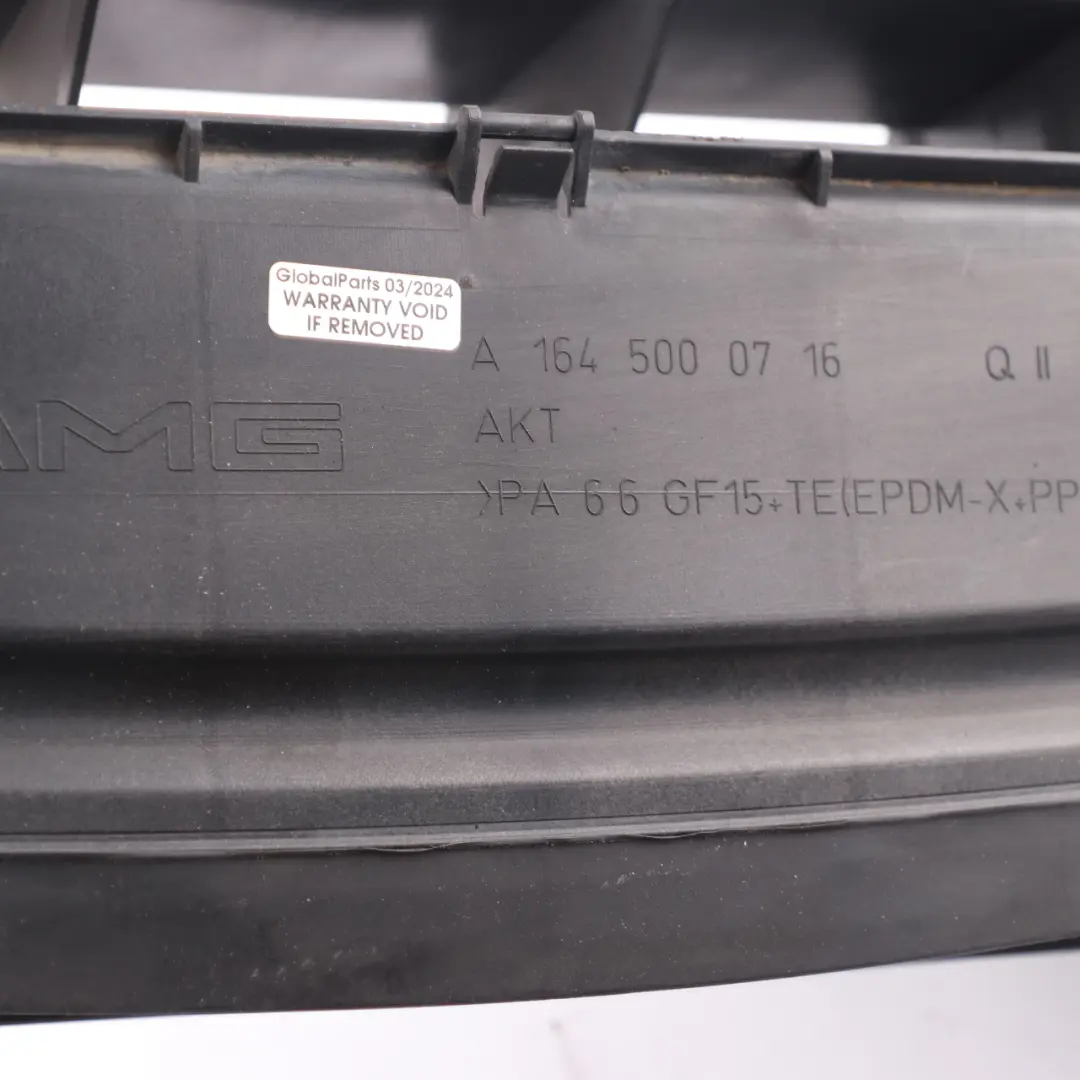 Radiator Air Baffle Duct Guide Deflector Channel to Mercedes W164 AMG with Part number A1645000716 Mercedes W164 AMG Radiator Air Baffle Duct Guide Deflector Channel - SKU A1645000716 - Part number A1645000716