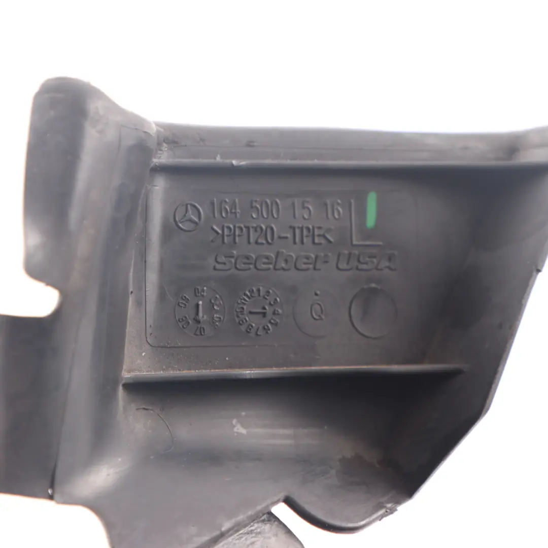 Radiator Air Baffle Duct Guide Left N/S Cover to Mercedes ML W164 with Part number A1645001516 Mercedes ML W164 Radiator Air Baffle Duct Guide Left N/S Cover - SKU A1645001516 - Part number A1645001516