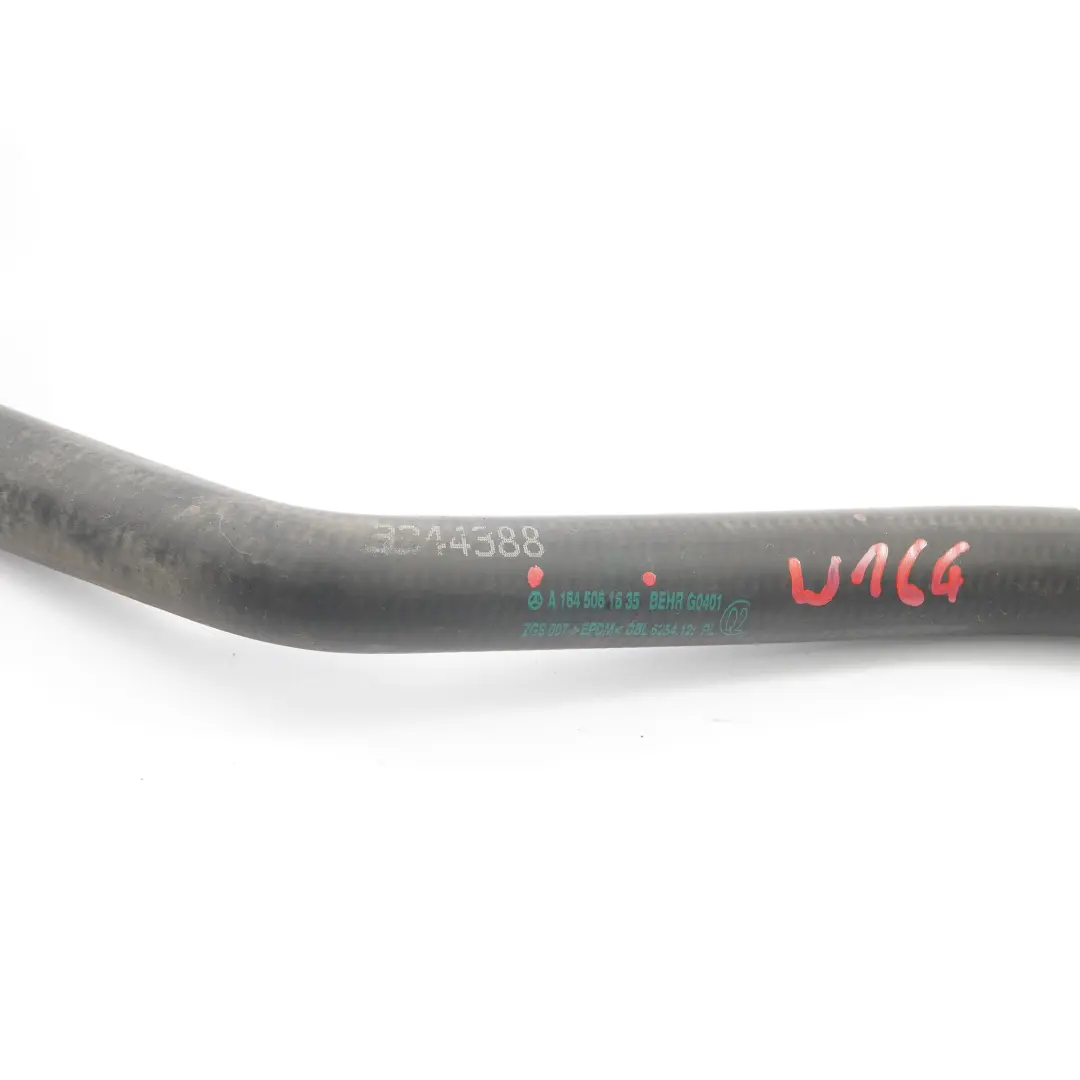 Manguera de Refrigerante de Agua de la Unidad para Mercedes ML W164 con número de pieza A1645061635 Mercedes ML W164 Manguera de Refrigerante de Agua de la Unidad - SKU A1645061635 - Número de pieza A1645061635