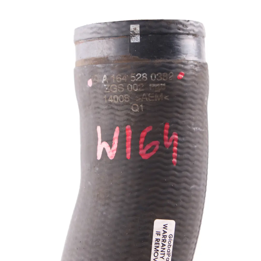 Mercedes W164 Tubo Aspirazione Intercooler Linea Carica Diesel - SKU A1645280382 - Numero di parte A1645280382