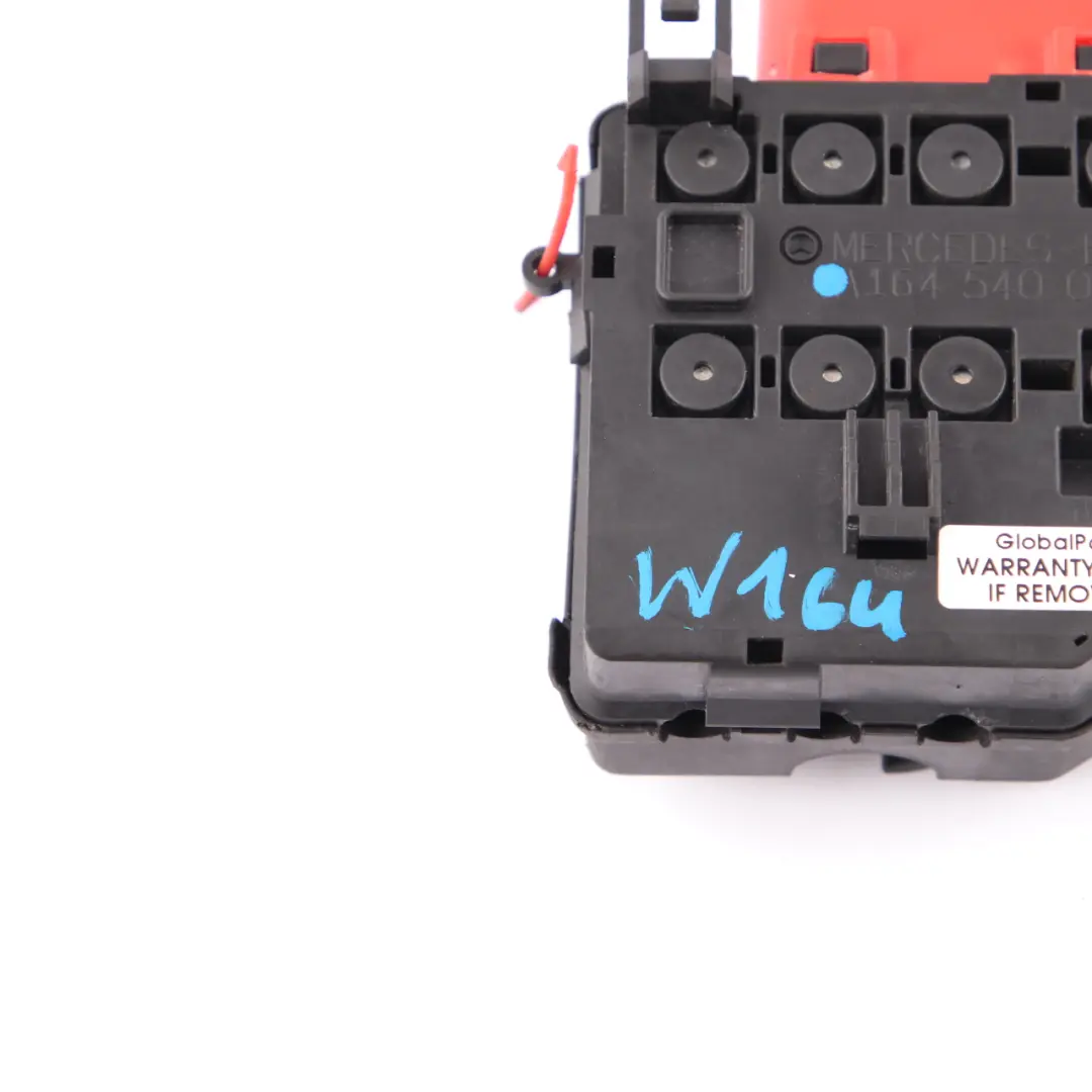 Fuse Box Battery Jump Start Terminal to Mercedes ML W164 with Part number A1645400050 Mercedes ML W164 Fuse Box Battery Jump Start Terminal - SKU A1645400050 - Part number A1645400050