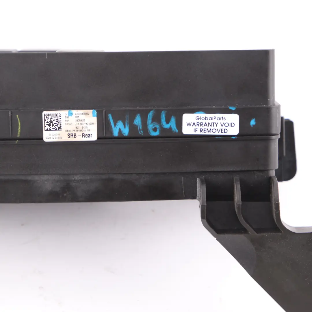 Fuse Box Mercedes ML W164 GL X164 Control Unit Module Relay to with Part number A1645400272 Fuse Box Mercedes ML W164 GL X164 Control Unit Module Relay - SKU A1645400272 - Part number A1645400272