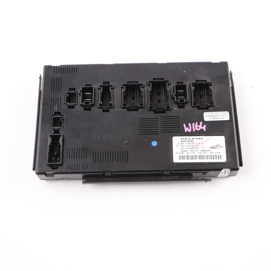 Modulo SAM posteriore controllo Scatola fusibili per Mercedes ML W164 con numero di parte A1645400701 Mercedes ML W164 Modulo SAM posteriore controllo Scatola fusibili - SKU A1645400701 - Numero di parte A1645400701