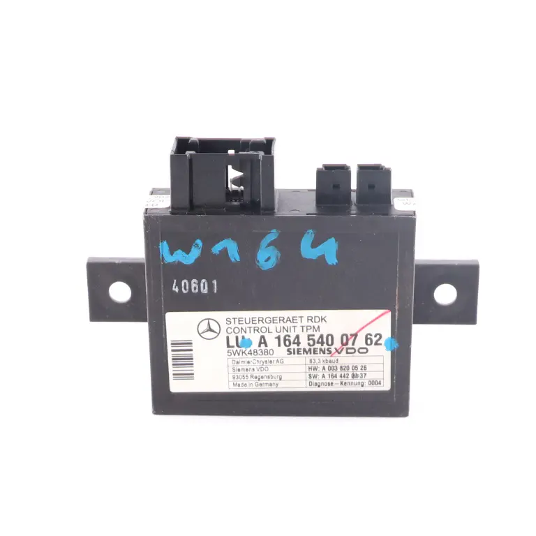 Reifendruck Überwachung Steuerung Modul für Mercedes W164 W211 C219 mit Teilenummer A1645400762 Mercedes W164 W211 C219 Reifendruck Überwachung Steuerung Modul - SKU A1645400762 - Teilenummer A1645400762