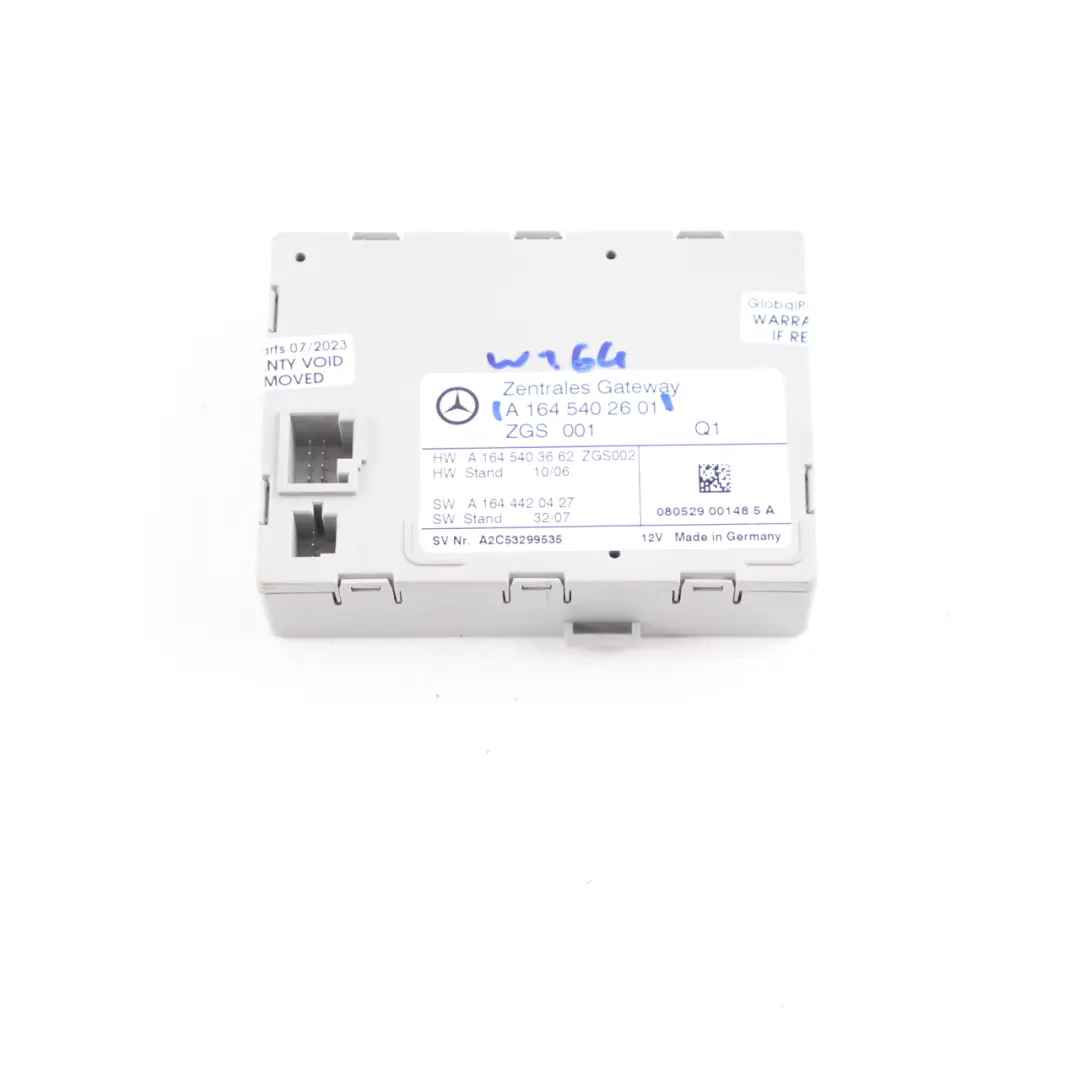Mercedes W164 Gateway Control Unit Gateway Module ECU - SKU A1645402601 - Part number A1645402601