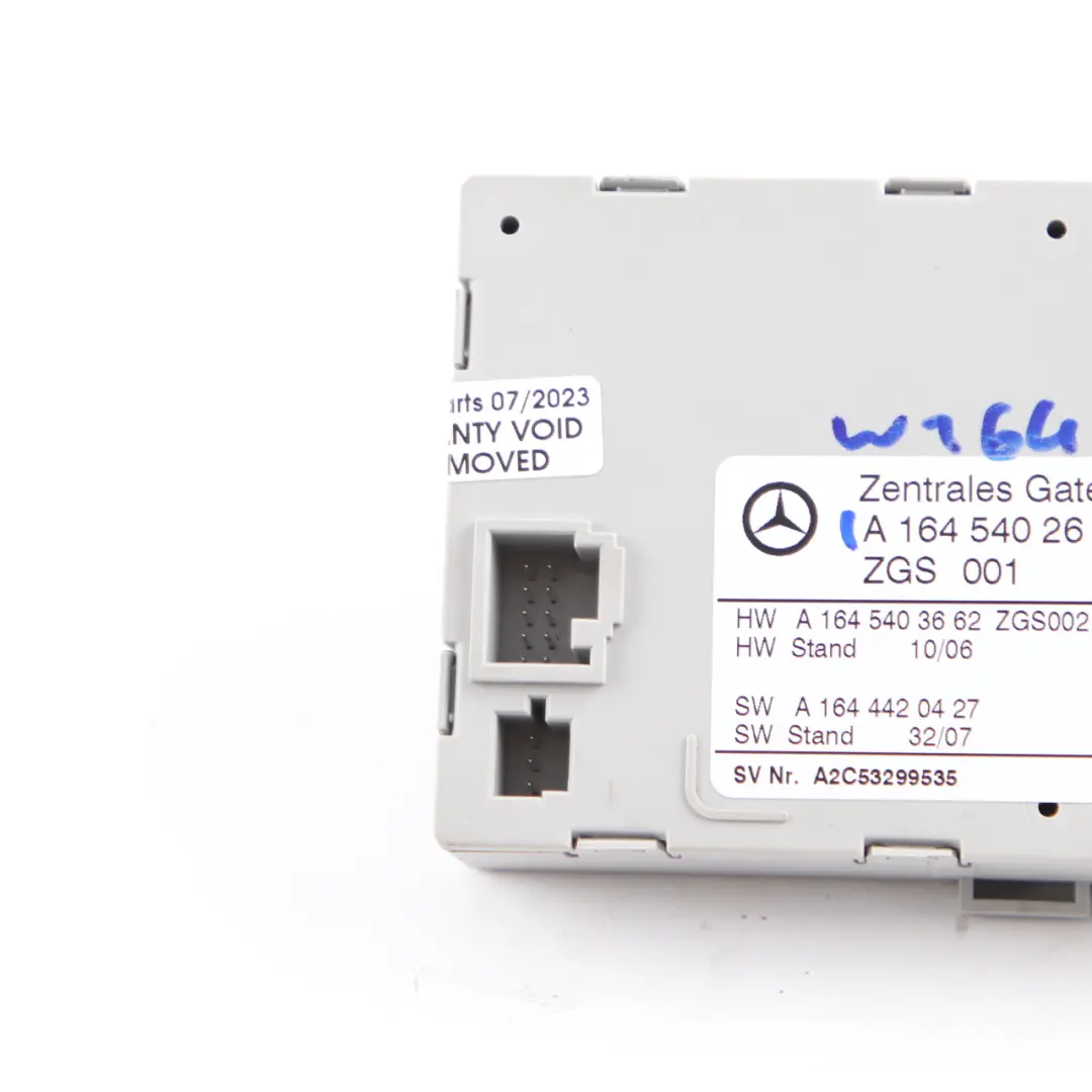 Unité de contrôle Module de la passerelle ECU pour Mercedes W164 à propos du numéro de pièce A1645402601 Mercedes W164 Unité de contrôle Module de la passerelle ECU - SKU A1645402601 - Numéro de pièce A1645402601