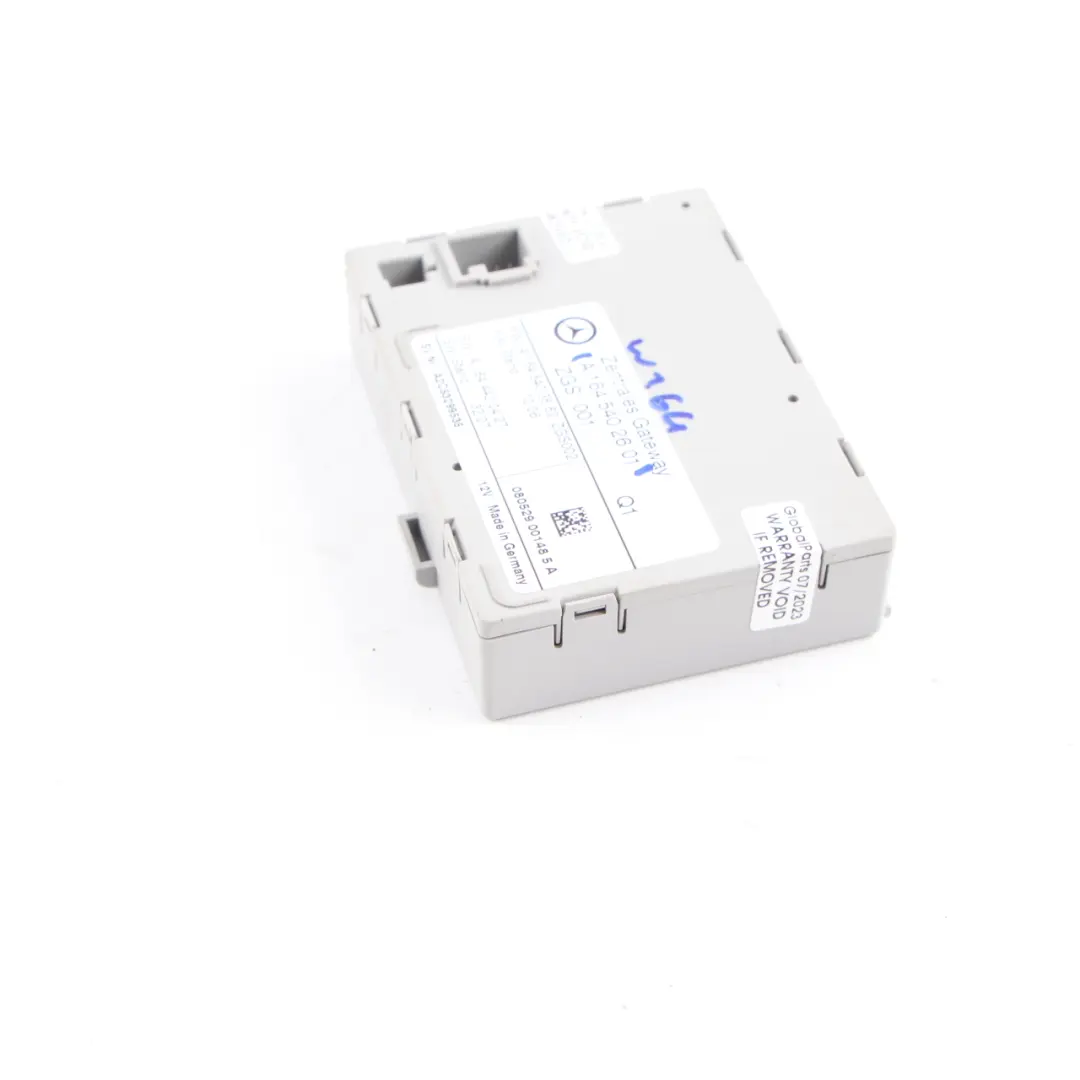 Unità di controllo gateway Modulo ECU per Mercedes W164 con numero di parte A1645402601 Mercedes W164 Unità di controllo gateway Modulo ECU - SKU A1645402601 - Numero di parte A1645402601